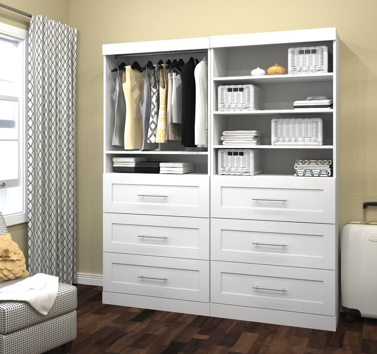 Modubox Pur 72” Closet Organizer, image 1