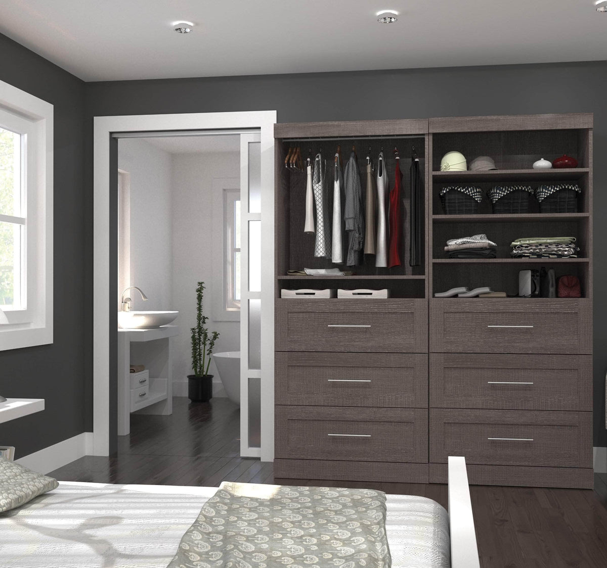 Modubox Pur 72” Closet Organizer, image 13