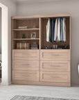 Modubox Pur 72W Closet Organization System with Drawers, image 9