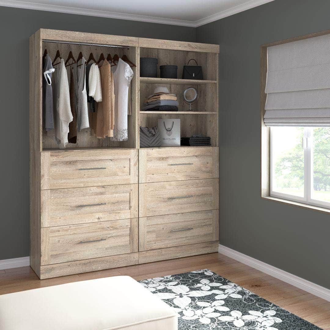 Modubox Pur 72W Closet Organization System with Drawers, image 8