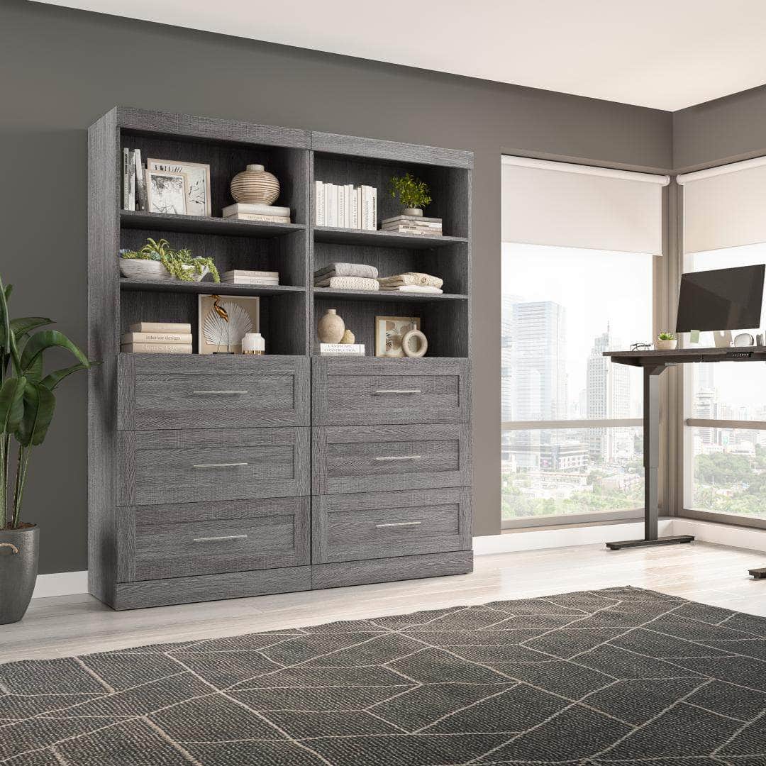 Modubox Pur 72W Closet Organization System with Drawers, image 16