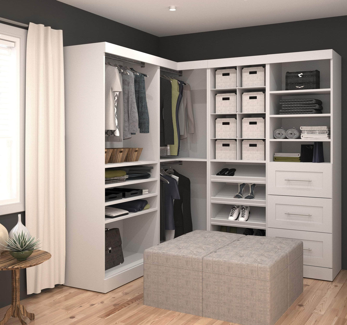 Modubox Pur 83W Walk In Closet Organizer, image 2