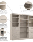 Modubox Pur 86“ Closet Organizer, image 26