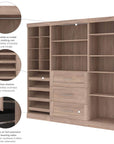 Modubox Pur 86“ Closet Organizer with Storage Cubbies, image 5
