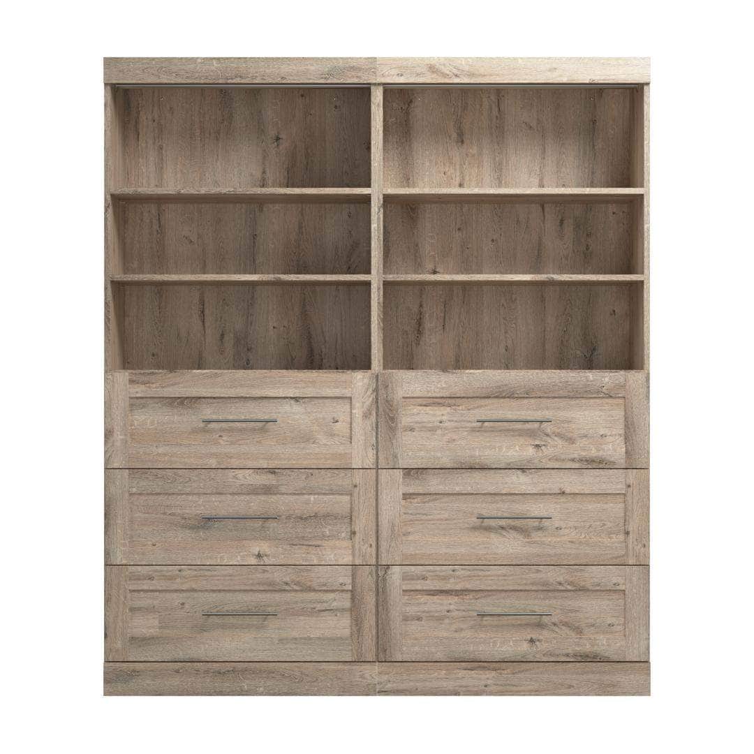 Modubox Pur 72W Closet Organization System with Drawers, image 11