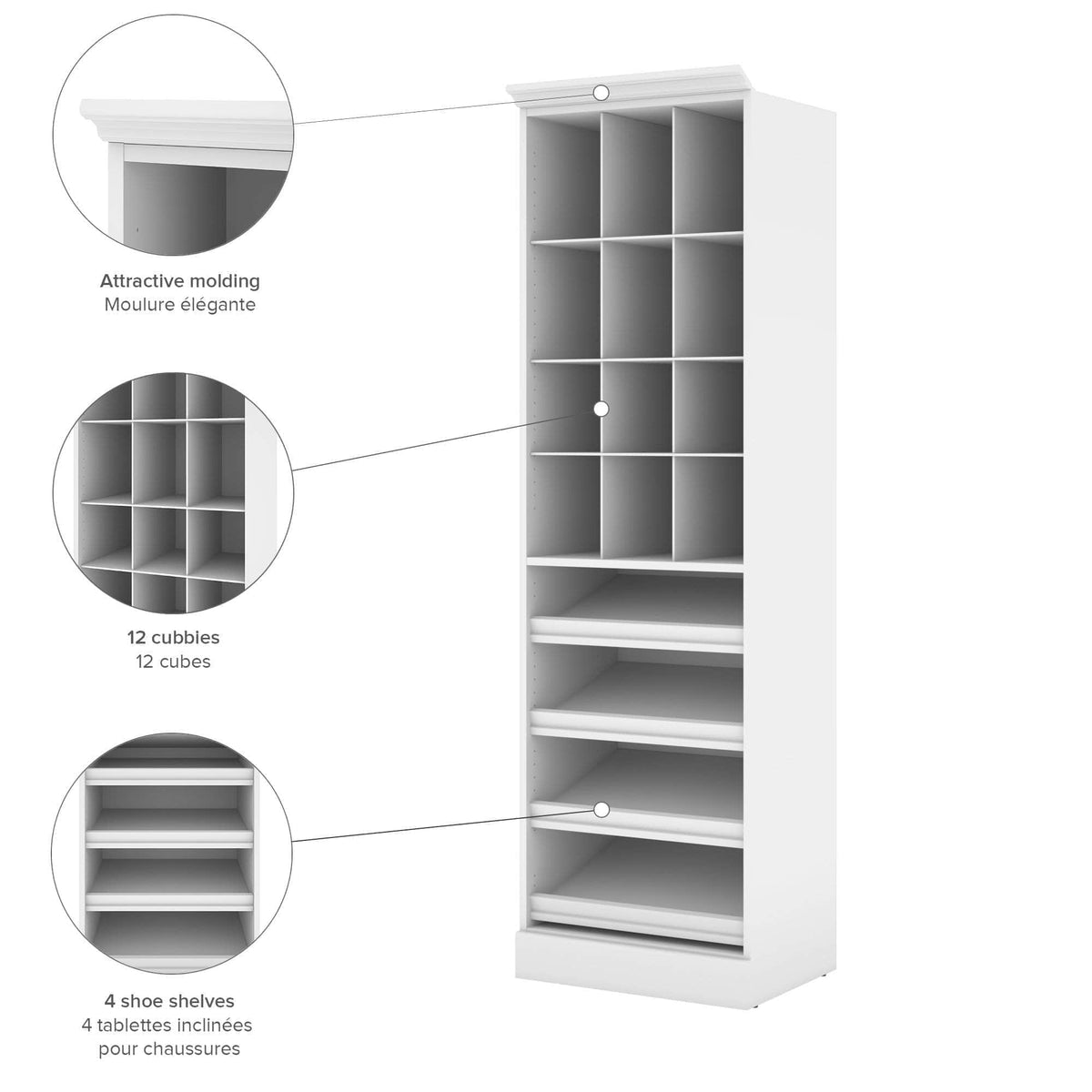 Modubox Versatile 25” Closet Organizer, image 13