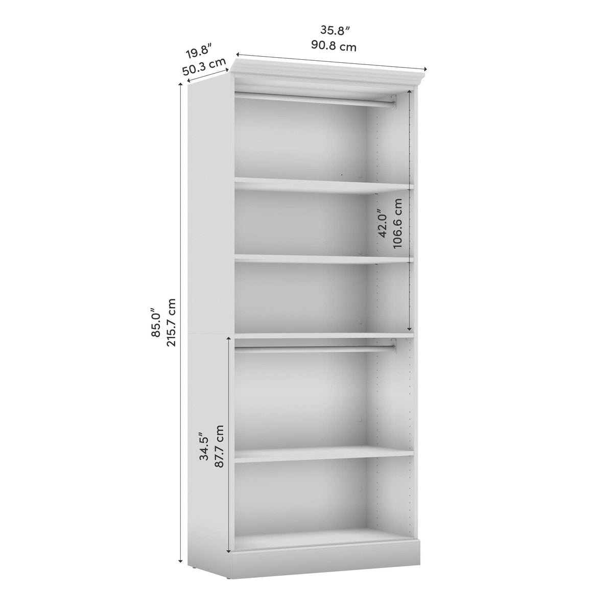 Modubox Versatile 36” Closet Organizer, image 11
