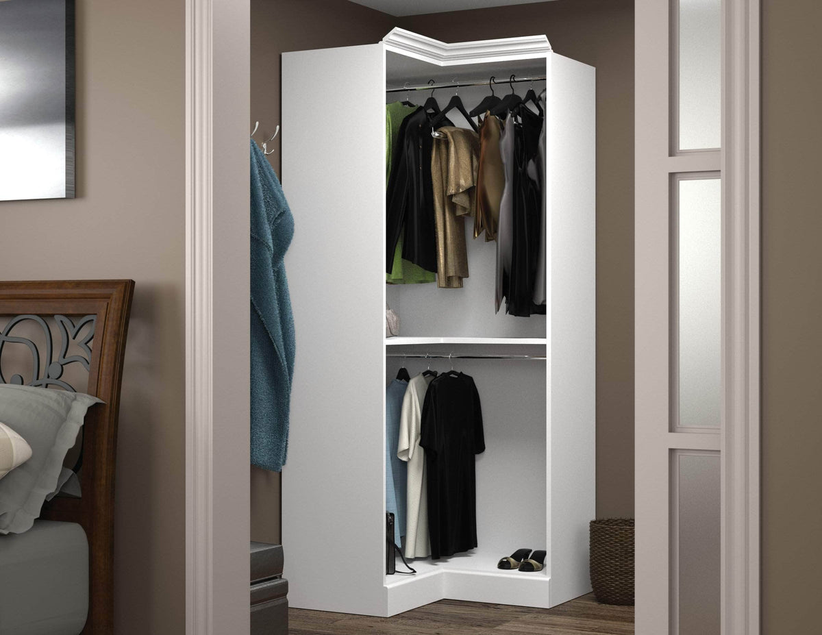 Modubox Versatile 36” Corner Closet Organizer, image 1