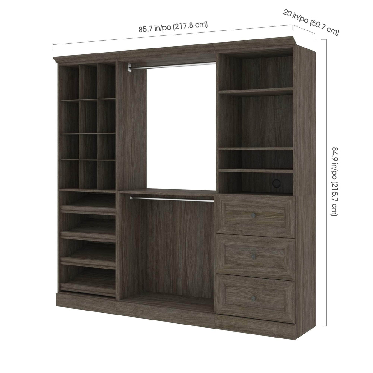 Modubox Versatile 86“ Closet Organizer, image 7