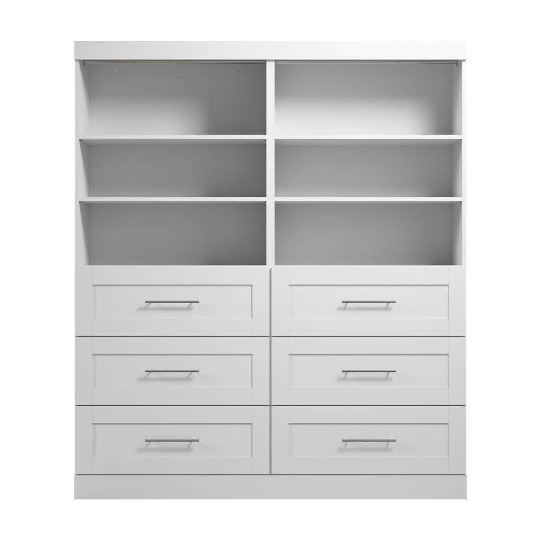 Modubox Pur 72W Closet Organization System with Drawers, image 25