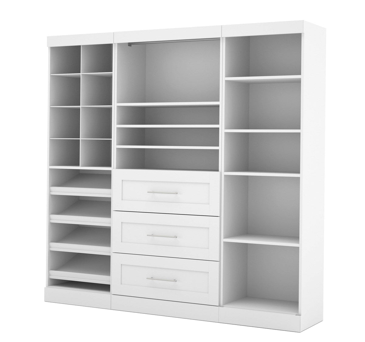 Modubox Pur 86“ Closet Organizer with Storage Cubbies, image 10