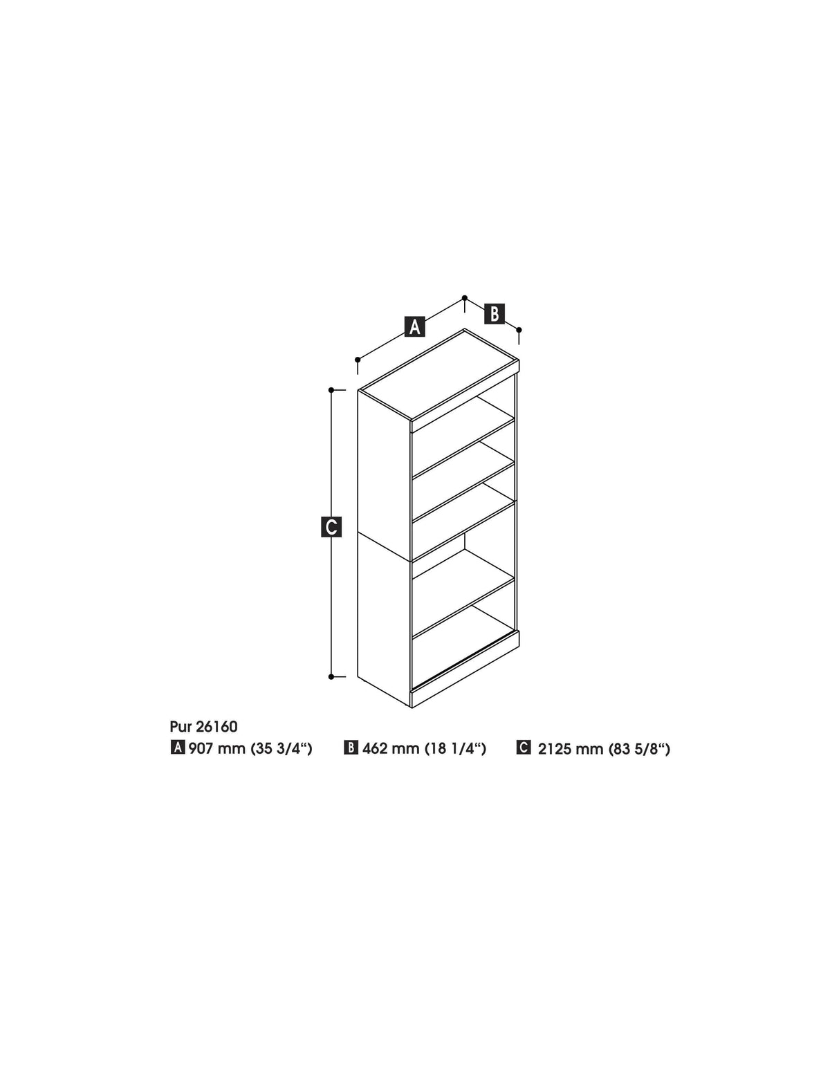 Modubox Pur 36" Closet Organizer Storage Unit, image 19