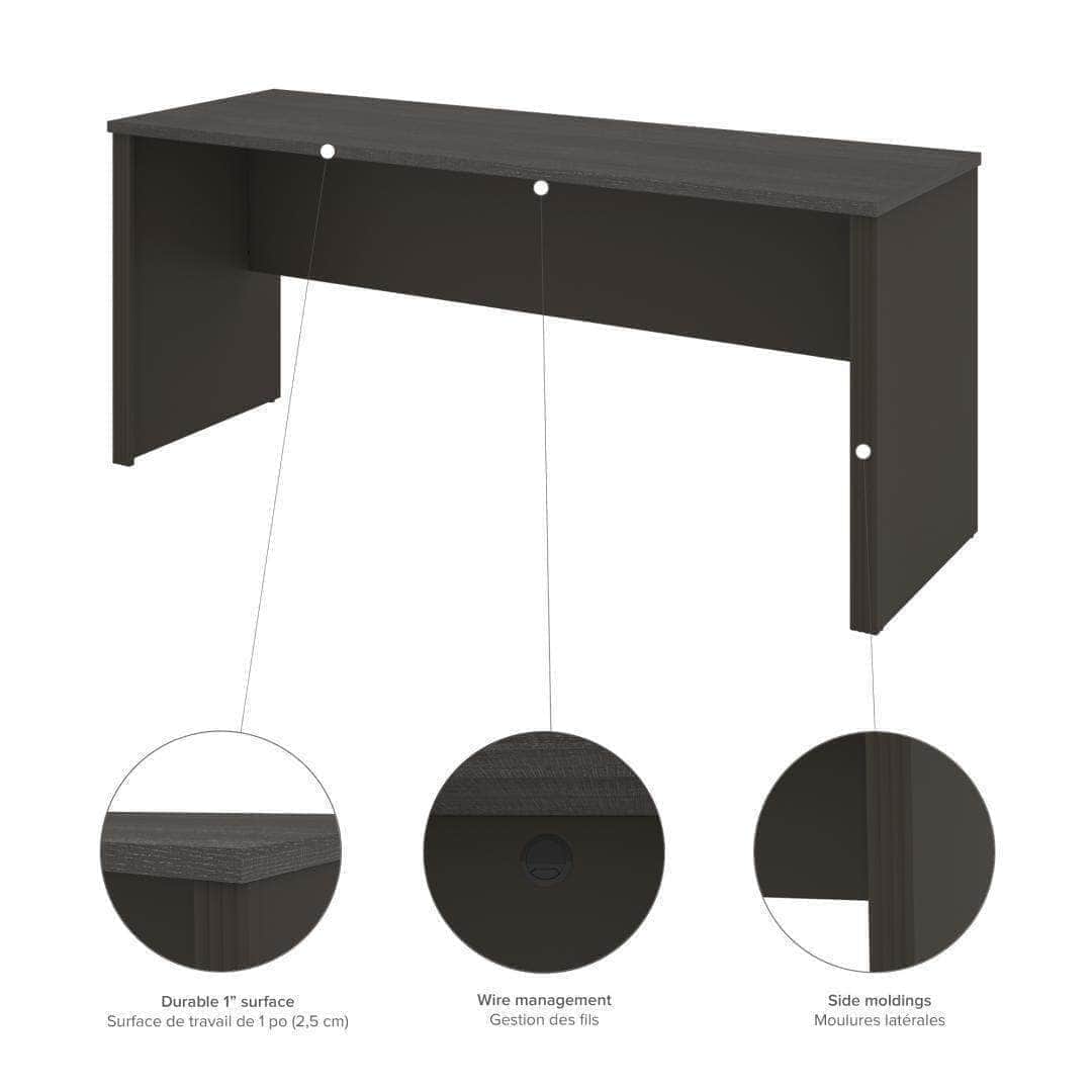 Modubox Prestige+ Narrow Desk Shell, image 3