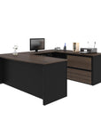 Modubox Connexion U Shaped Executive Desk with Lateral File Cabinet, image 2