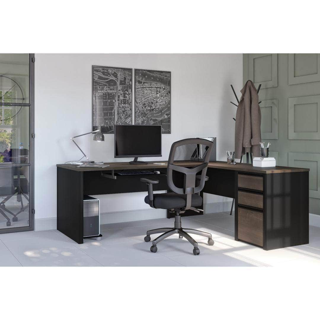 Modubox Connexion L Shaped Desk with Pedestal, image 1