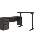 Modubox Prestige+ 2 Piece Set Including a Standing Desk and a Desk, image 5