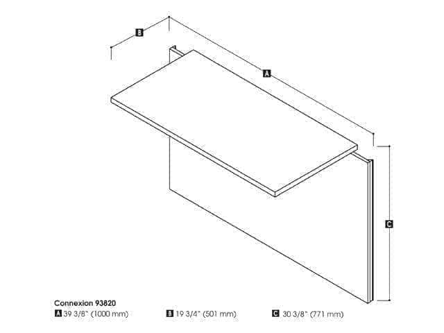 Modubox Connexion Desk Bridge, image 7