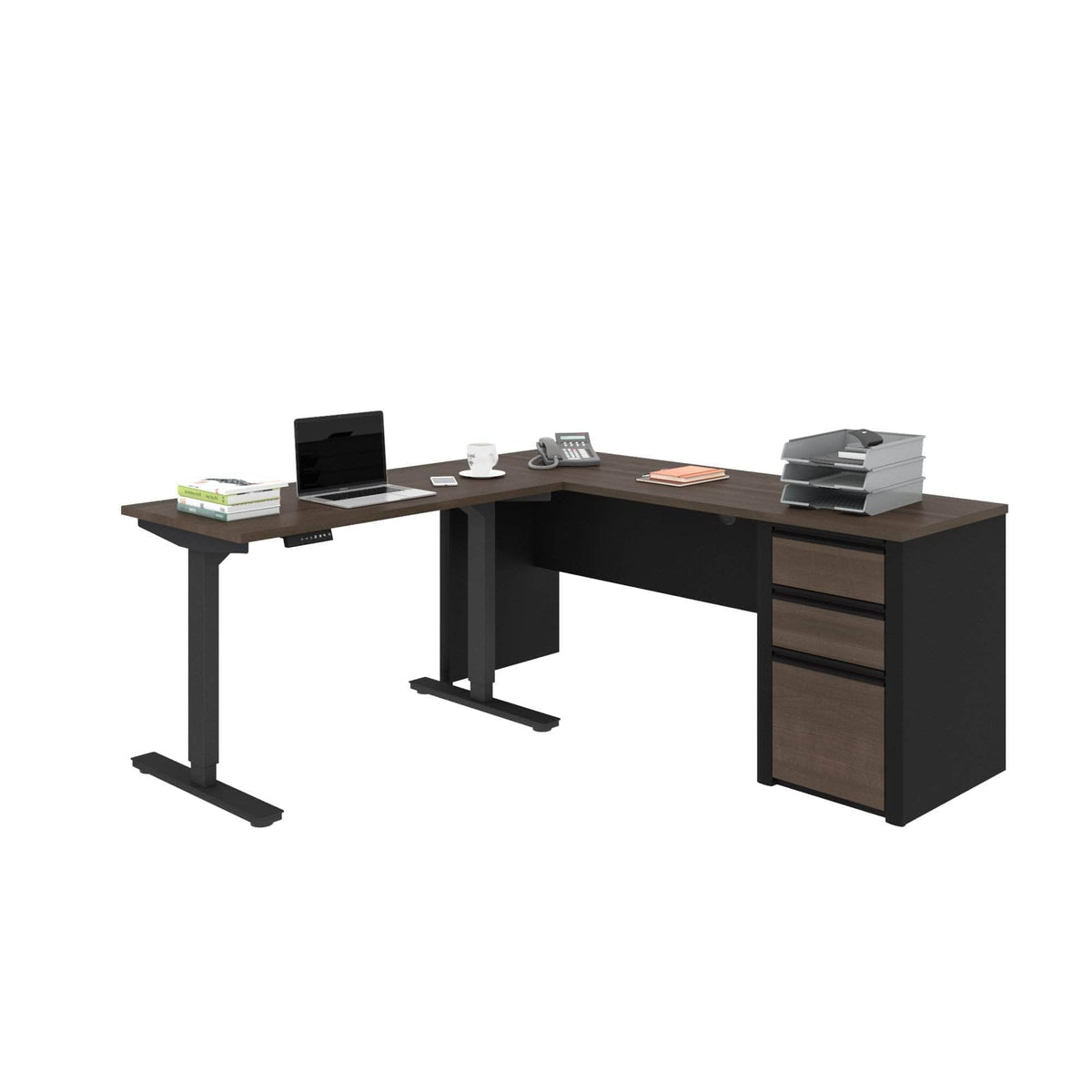 Modubox Connexion 2 Piece Set Including a Standing Desk and a Desk, image 3