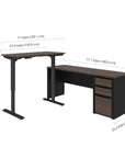 Modubox Connexion 2 Piece Set Including a Standing Desk and a Desk, image 8