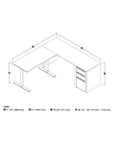 Modubox Connexion 2 Piece Set Including a Standing Desk and a Desk, image 9