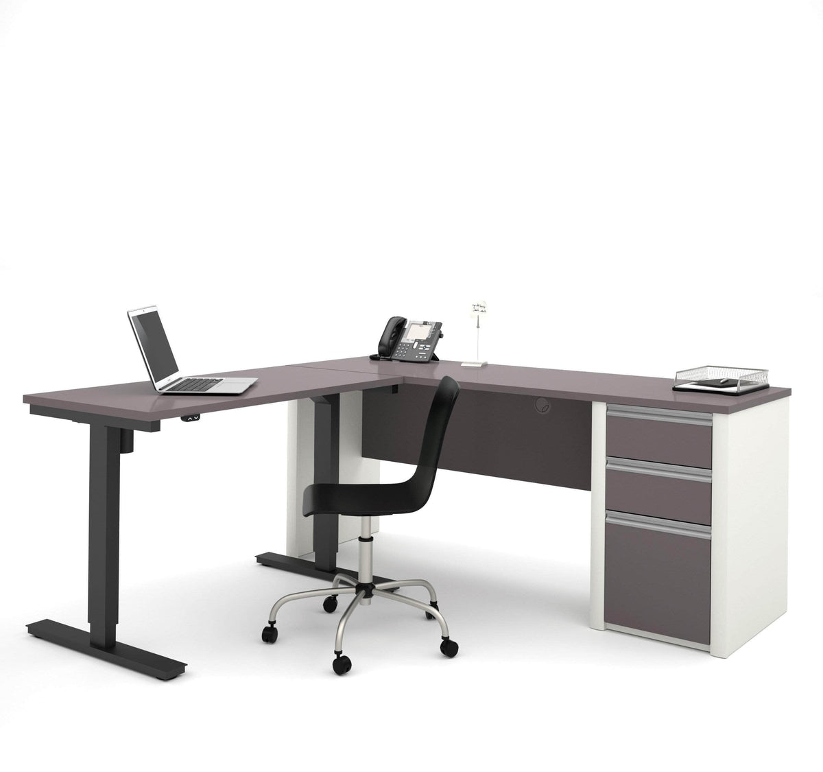 Modubox Connexion 2 Piece Set Including a Standing Desk and a Desk, image 11