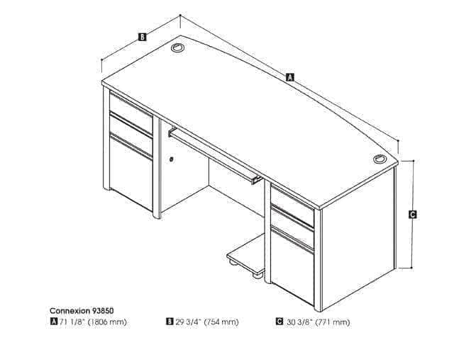 Modubox Connexion Executive Desk, image 5