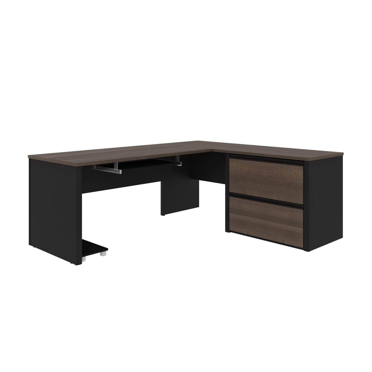 Modubox Connexion L Shaped Desk with Lateral File Cabinet, image 3