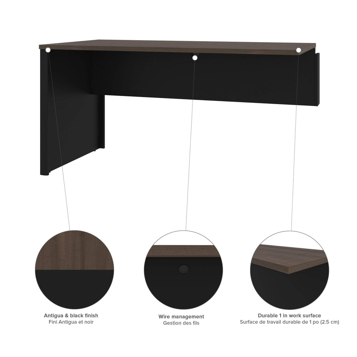 Modubox Connexion L Shaped Desk with Lateral File Cabinet, image 7