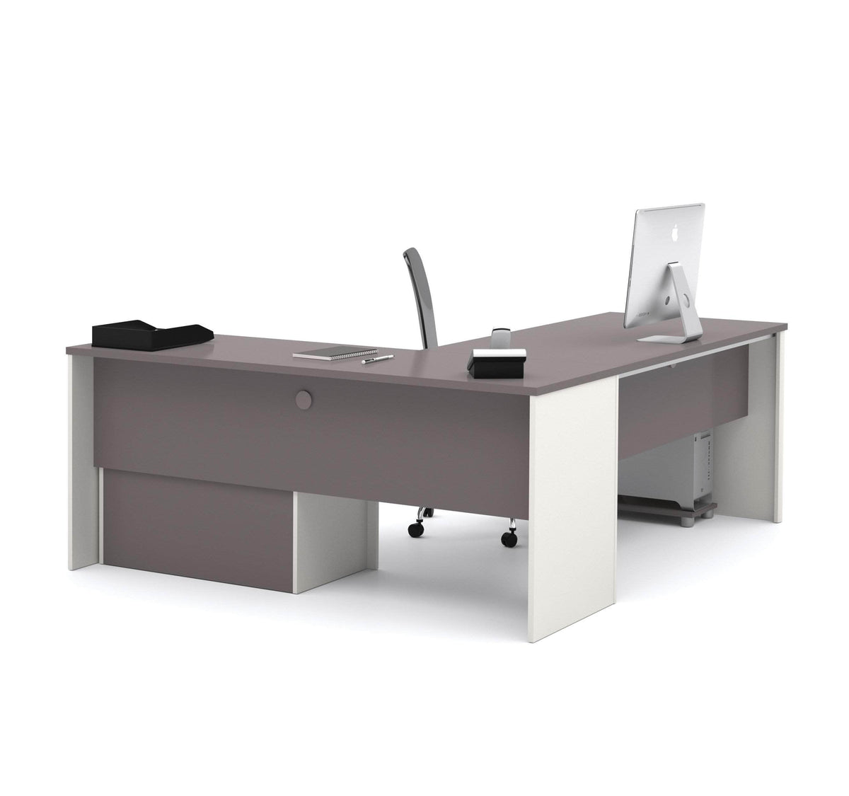 Modubox Connexion L Shaped Desk with Lateral File Cabinet, image 11