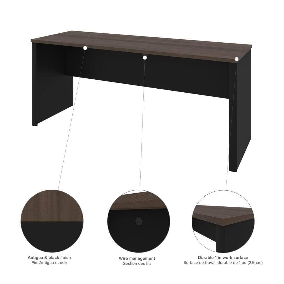 Modubox Connexion Narrow Desk Shell, image 4