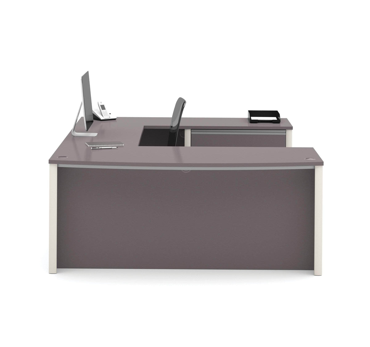 Modubox Connexion U Shaped Executive Desk with Lateral File Cabinet, image 13