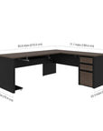 Modubox Connexion L Shaped Desk with Pedestal, image 5