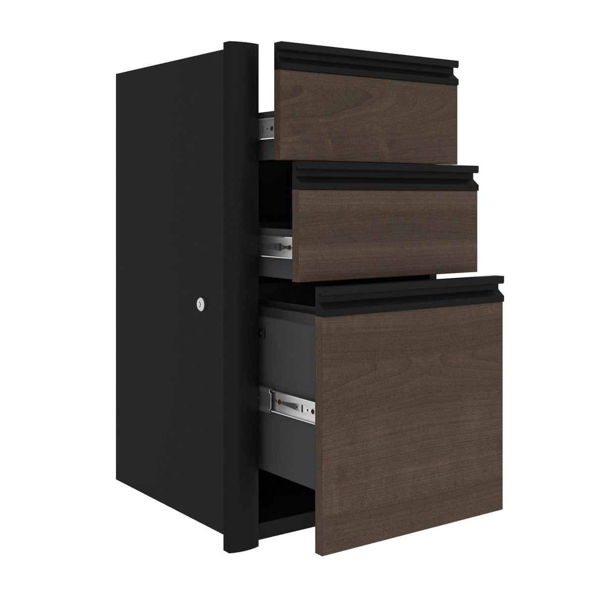 Modubox Connexion Add On Desk Pedestal with 3 Drawers, image 4