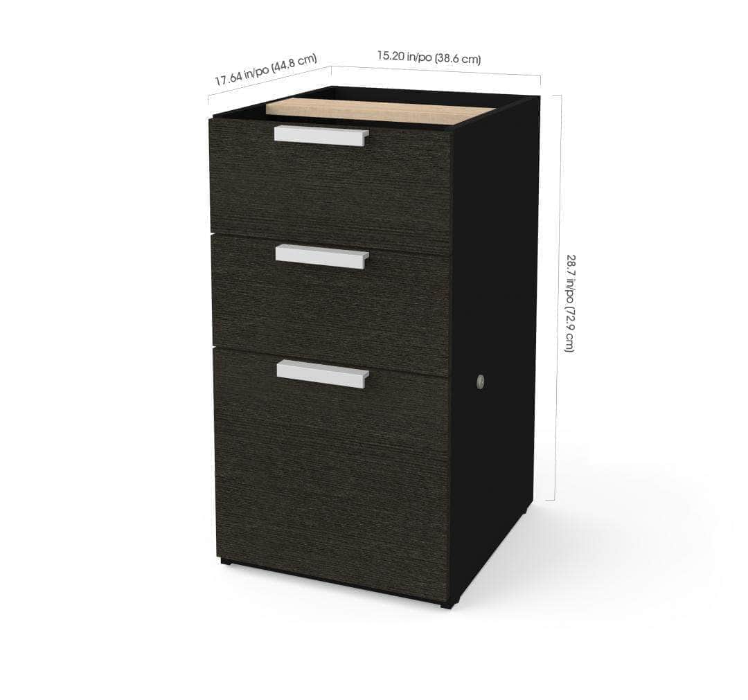 Modubox Pro Concept Plus Add on Desk Pedestal with 3 Drawers, image 3