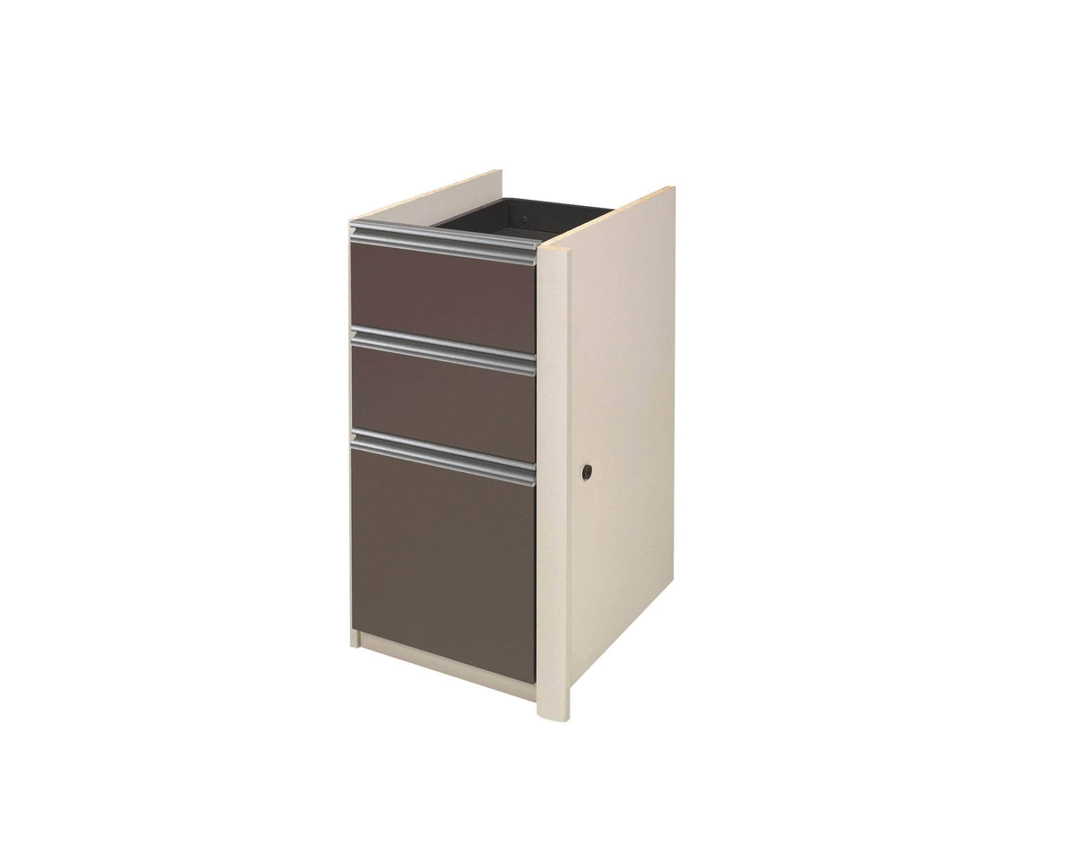 Modubox Connexion Add On Desk Pedestal with 3 Drawers, image 2