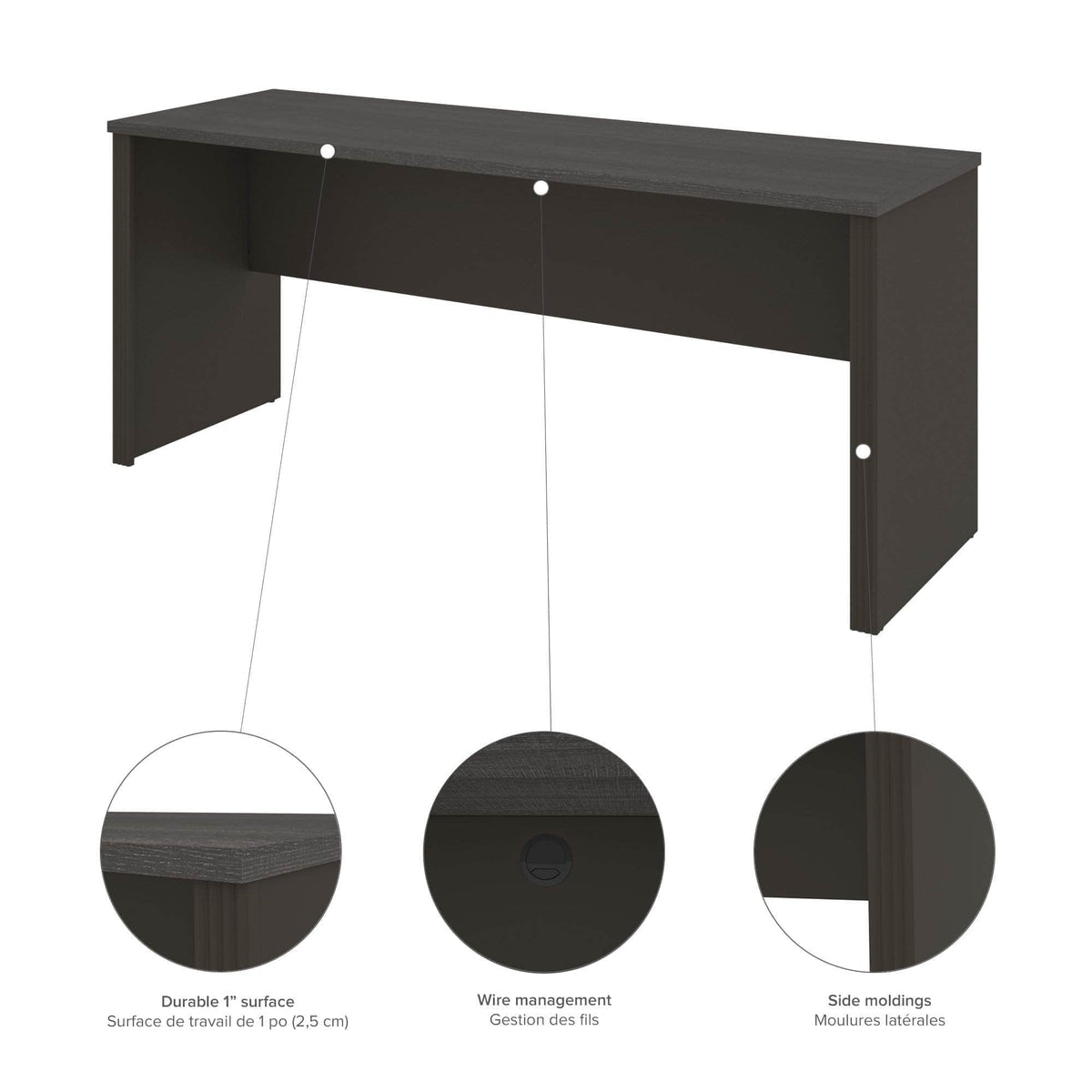 Modubox Prestige+ 2 Piece Set Including a Standing Desk and a Desk, image 9