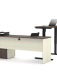 Modubox Prestige+ 2 Piece Set Including a Standing Desk and a Desk, image 12