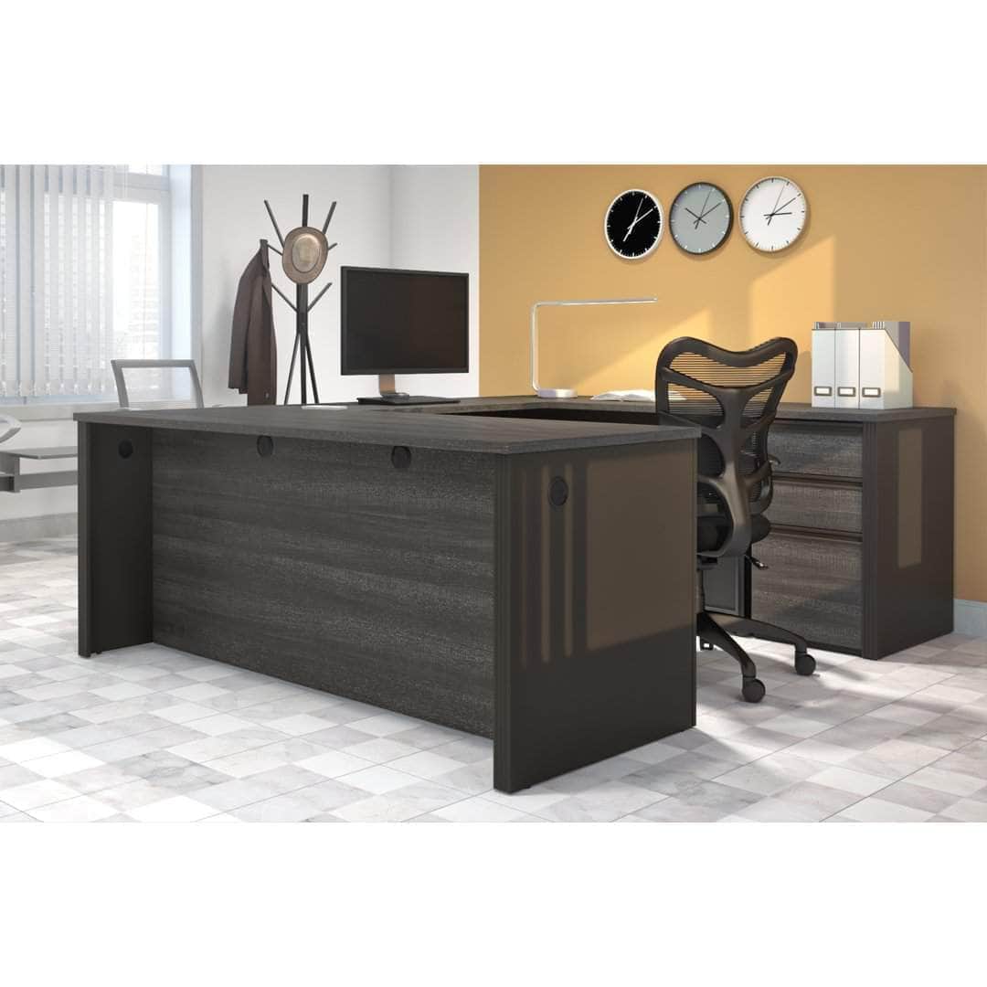 Modubox Prestige+ U Shaped Executive Desk with Pedestal, image 1