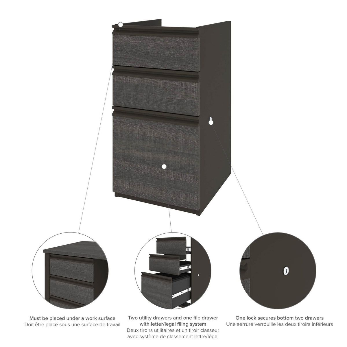 Modubox Prestige+ U Shaped Executive Desk with Pedestal, image 5