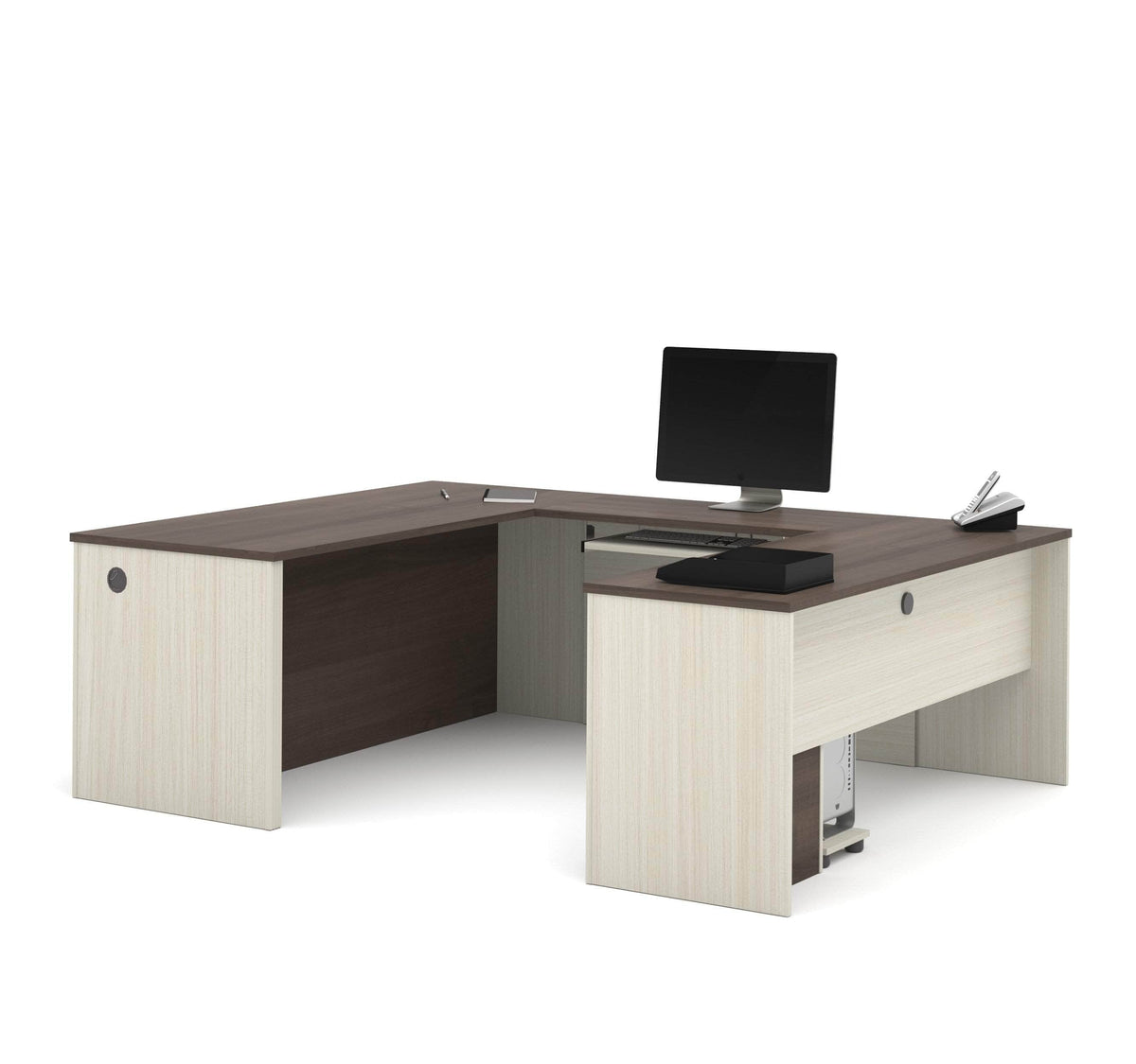 Modubox Prestige+ U Shaped Executive Desk with Pedestal, image 12