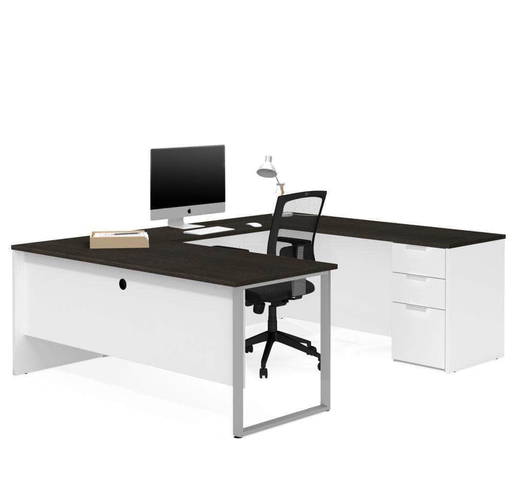 Modubox Pro Concept Plus U Shaped Desk with Pedestal, image 3