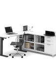 Modubox Pro Linea 2 Piece Set Including a Standing Desk and a Credenza, image 3