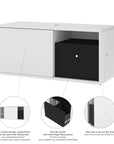 Modubox Pro Vega L Shaped Standing Desk with Credenza, image 7