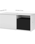 Modubox Pro Vega L Shaped Standing Desk with Credenza, image 8