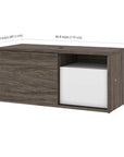 Modubox Pro Vega L Shaped Standing Desk with Credenza, image 17
