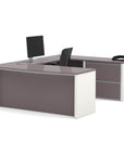Modubox Connexion U Shaped Executive Desk with Lateral File Cabinet, image 10