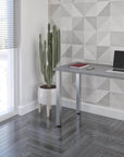Modubox Universel 24“ x 48“ Table Desk with Square Metal Legs, image 9