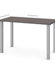 Modubox Universel 24“ x 48“ Table Desk with Square Metal Legs, image 22