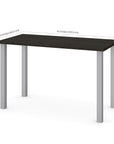 Modubox Universel 24“ x 48“ Table Desk with Square Metal Legs, image 21