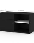 Modubox Viva 2 Piece Set Including an L Shaped Standing Desk and a Credenza, image 5
